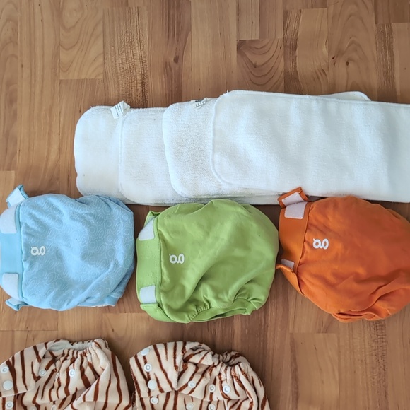 Kawaii Cloth Diaper Lot Bundle All In One Tiger G-diapers M - Picture 7 of 10